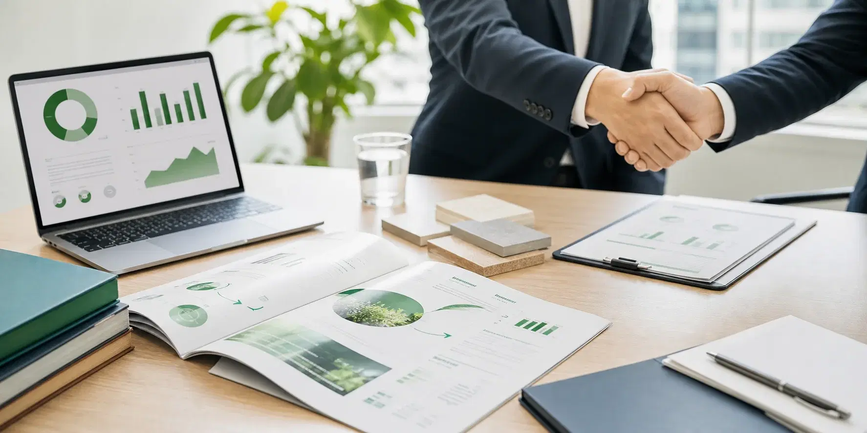LCA算定結果を営業提案に活用するイメージ